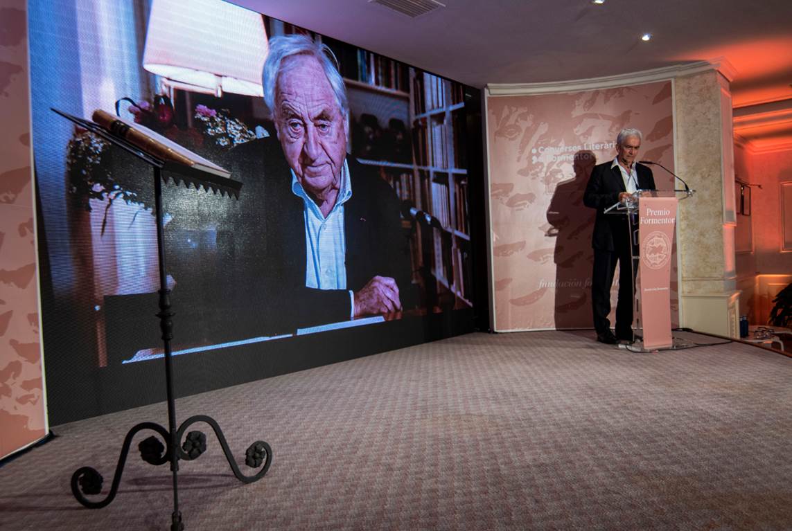 En pantalla Cees Nooteboom, Premio Formentor 2020 y Basilio Baltasar
