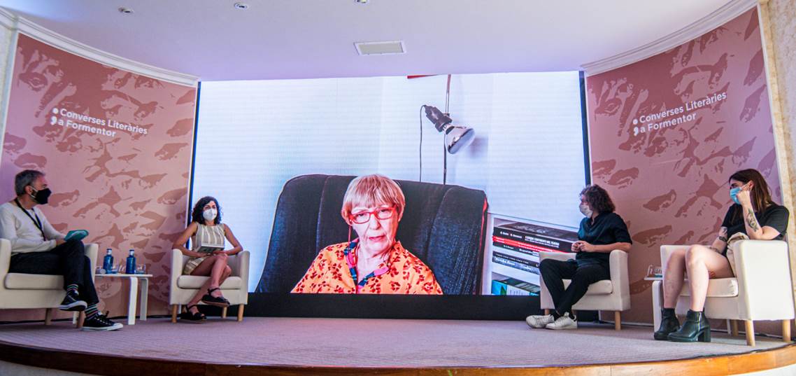 Santiago Beruete, Fernanda Febres-Cordero, en pantalla Ginevra Bompiani, Pierre Ducrozet y Luna Miguel