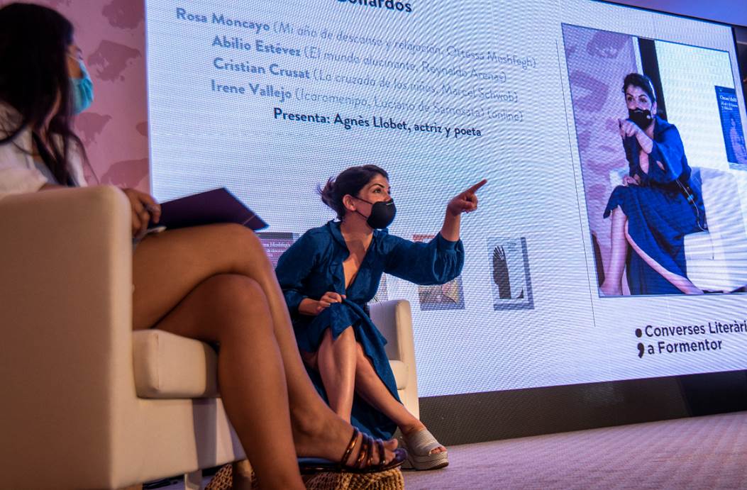 Rosa Moncayo y Agnès Llobet