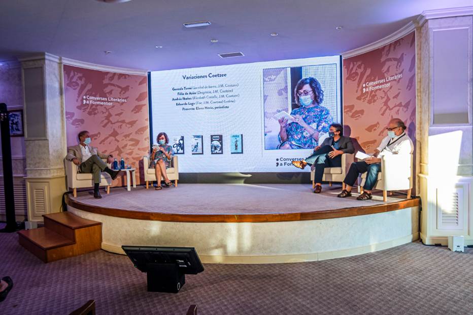 Félix de Azúa, Elena Hévia, Gonzalo Torné y Andrés Ibáñez